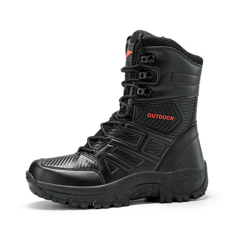 👢 Ultralight Military Tactical Ankle Boots | Genuine Cowhide | 2 Colors | Sizes 35-47