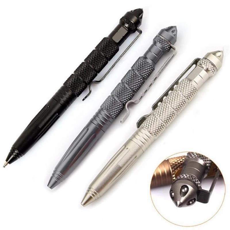 Tactical Survival Pen | Aluminum Alloy Self-Defense, Glass Breaker & EDC Writing Tool