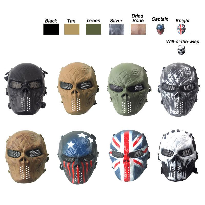 Tactical Full Face Protection Mask | Airsoft & Outdoor Shooting Skull Mask