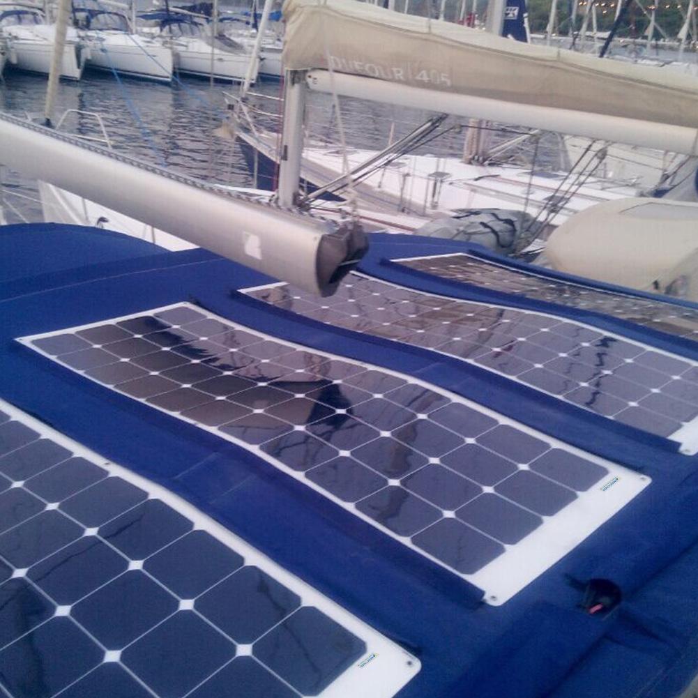 ACOPOWER 110W Flexible Solar Panel | Lightweight 12V Monocrystalline for RV, Cabin & Off-Grid