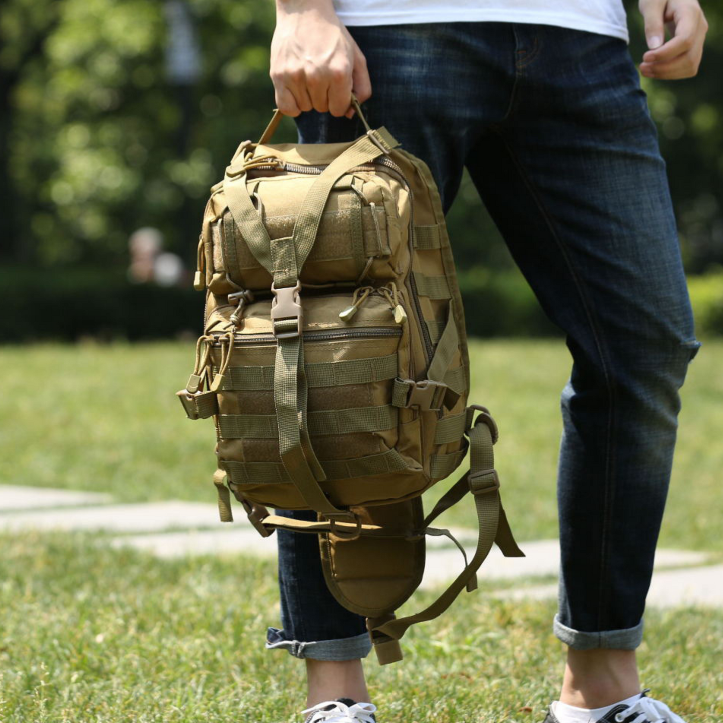 JupiterGear 15L Tactical Military Sling Backpack | MOLLE Shoulder Bag
