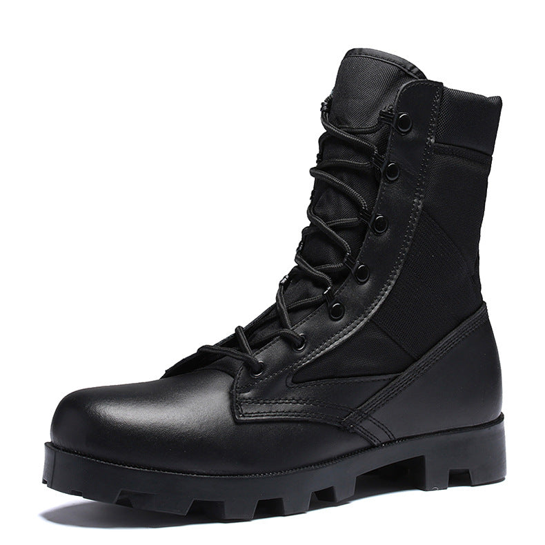 👢 Ultralight Military Tactical Ankle Boots | Genuine Cowhide | 2 Colors | Sizes 35-47