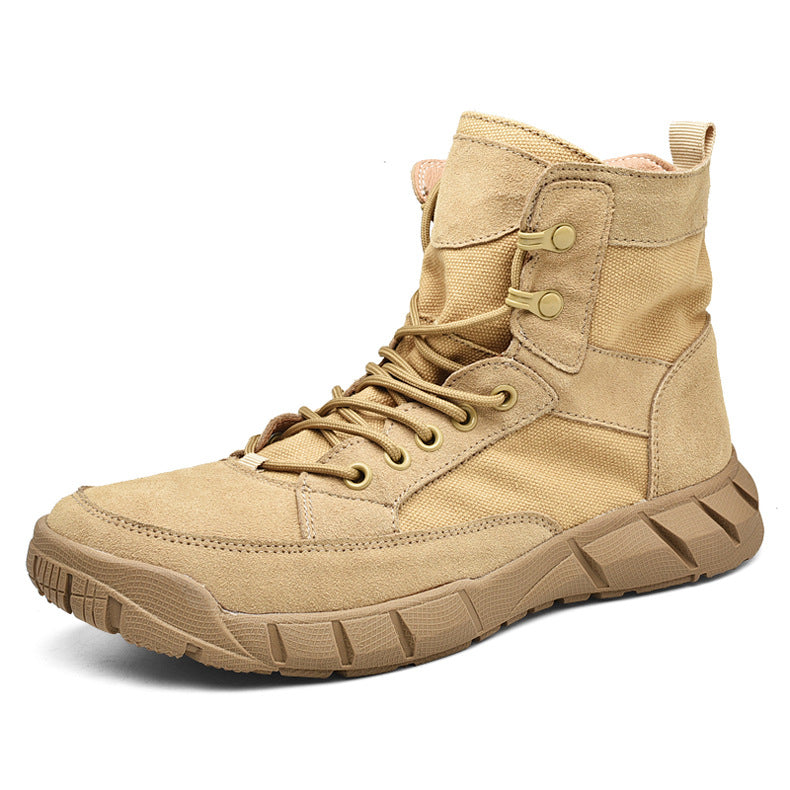 👢 Ultralight Military Tactical Ankle Boots | Genuine Cowhide | 2 Colors | Sizes 35-47