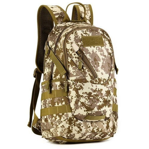 Large Camouflage Tactical Backpack | Adjustable Survival & Field Pack