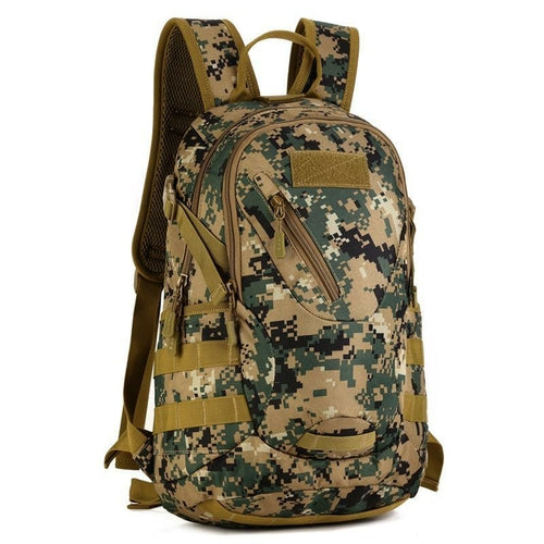 Large Camouflage Tactical Backpack | Adjustable Survival & Field Pack