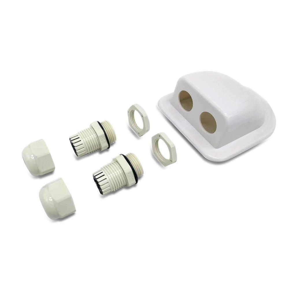 ACOPOWER Waterproof Cable Entry Gland Box for Solar Panels