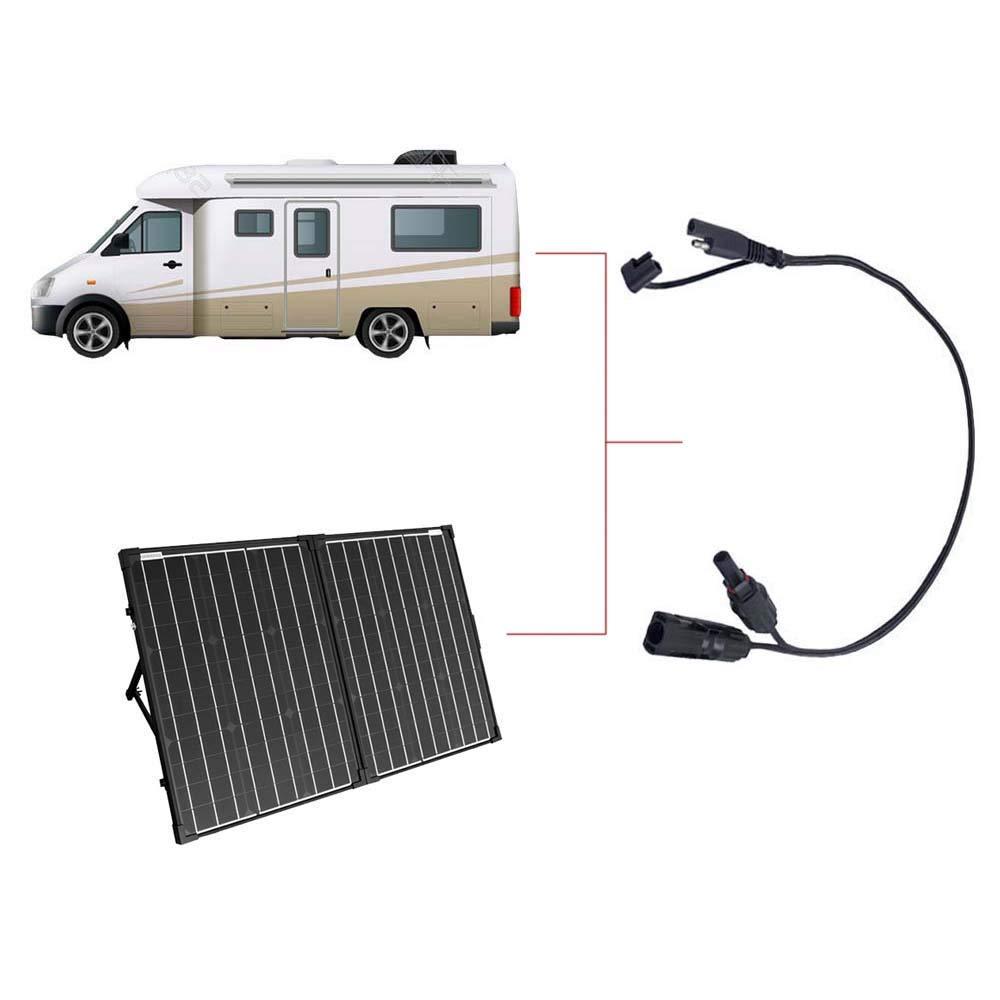☀️ ACOPOWER Solar Panel SAE Connector Adapter | 1.5ft | RV & Portable Solar Compatible