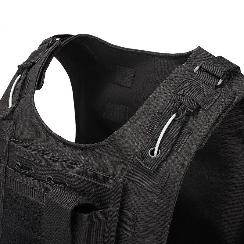 Adjustable Military Tactical Vest with Shoulder Strap – MOLLE Compatible