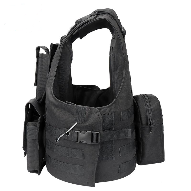 Adjustable Military Tactical Vest with Shoulder Strap – MOLLE Compatible