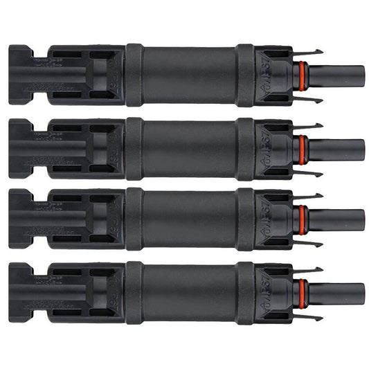 ACOPOWER 20A PV In-Line Diode Connector | 4-Pair Solar Panel Anti-Reverse Kit