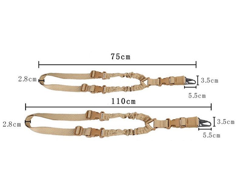🎯 Tactical Single Point Rifle Sling | Quick Detach QD | 5 Colors | Adjustable