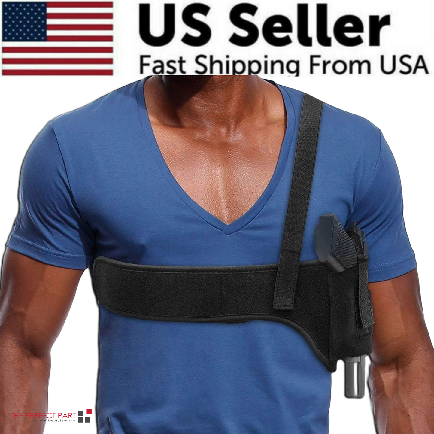 Tactical Concealed Carry Shoulder & Waist Pistol Holster