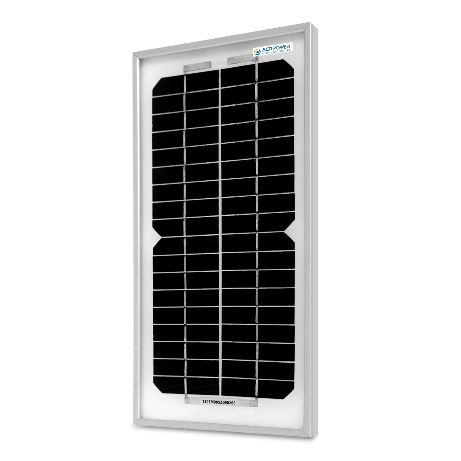 Solar panel with grid pattern on a white background