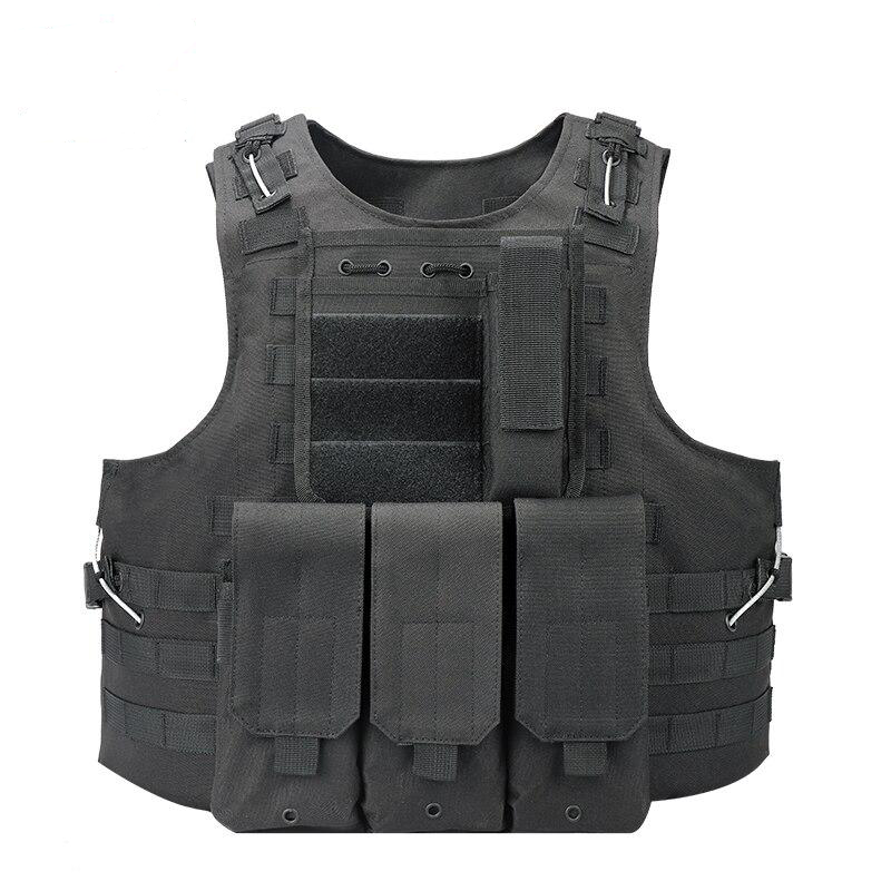 Adjustable Military Tactical Vest with Shoulder Strap – MOLLE Compatible