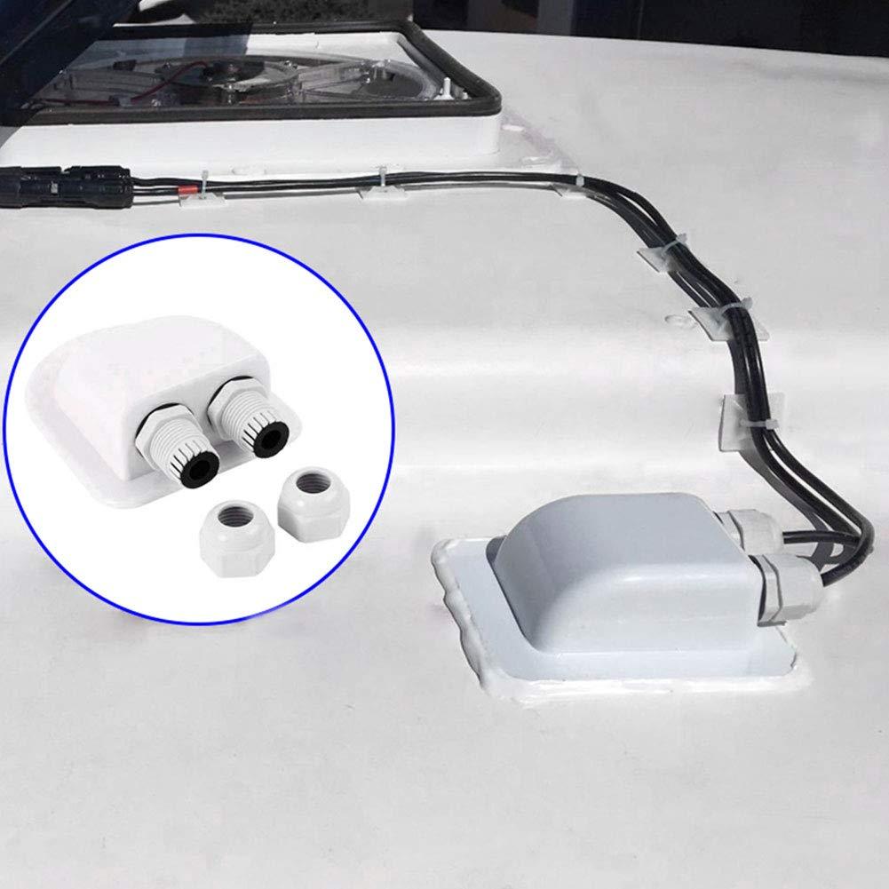 ACOPOWER Waterproof Cable Entry Gland Box for Solar Panels