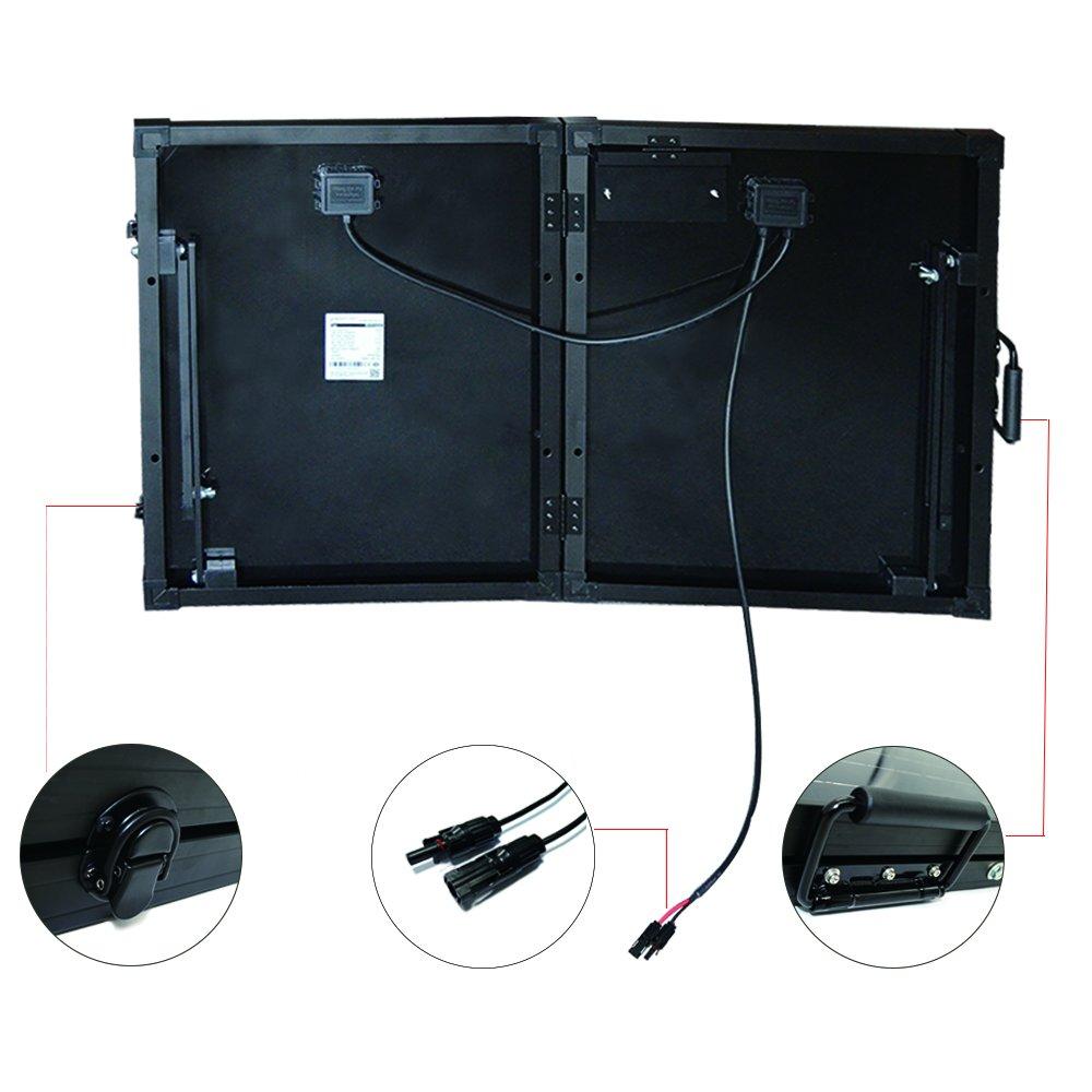 ☀️ ACOPOWER 100W Portable Solar Panel Briefcase | Off-Grid & Emergency Power
