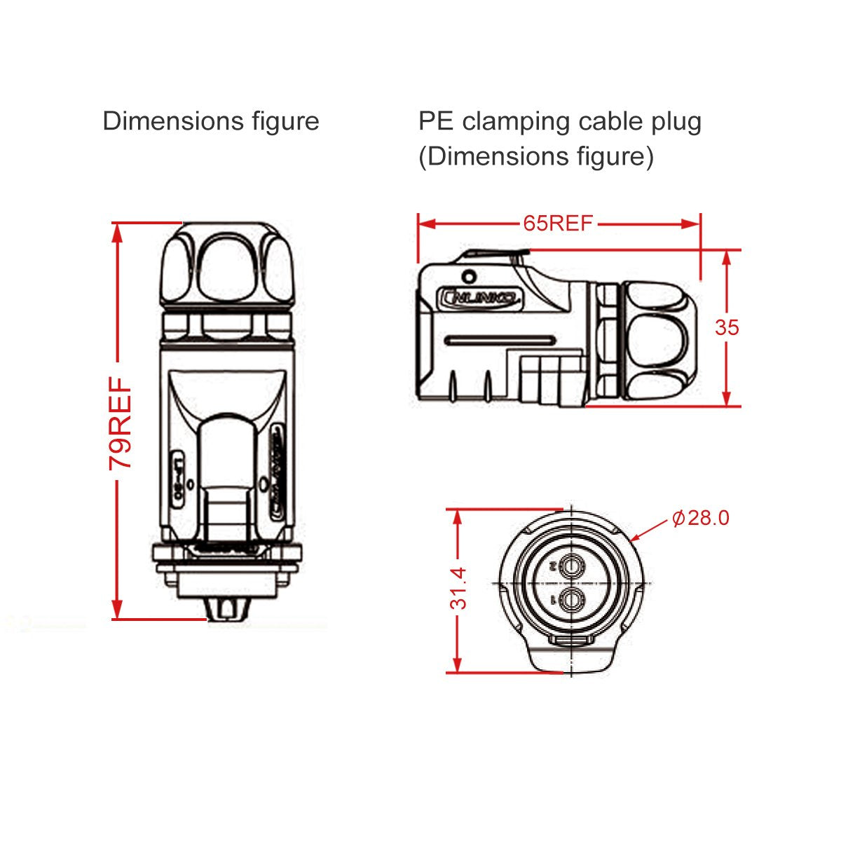 ACOPOWER SAE to Furrion / CNLinko Solar Panel Adapter