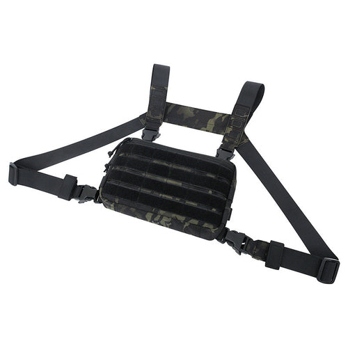 Tactical Combat Vest | Lightweight Camouflage Chest Rig for Field & Survival Use
