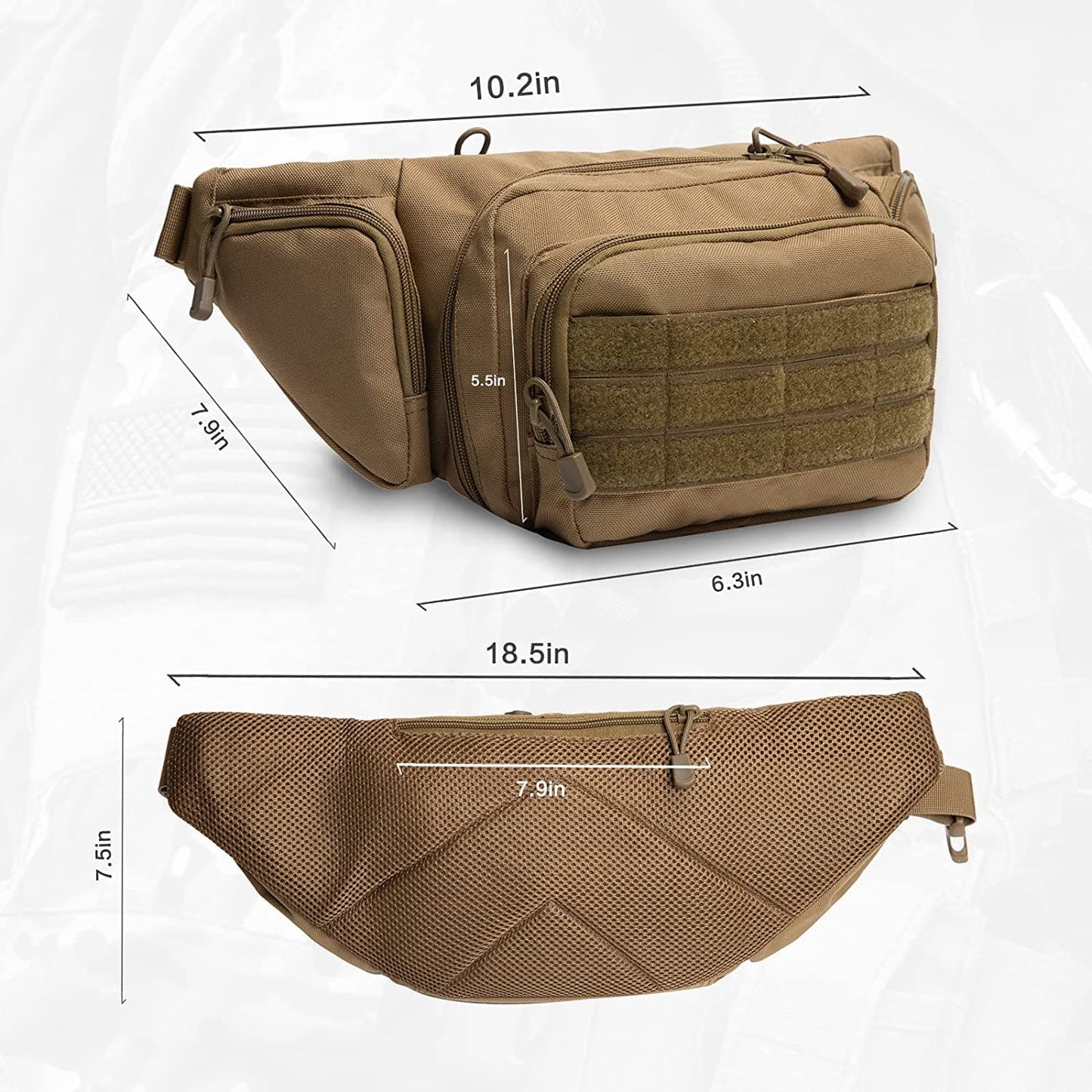 Tactical Concealed Carry Waist Bag | Multi-Wear Pistol & EDC Holster Pack