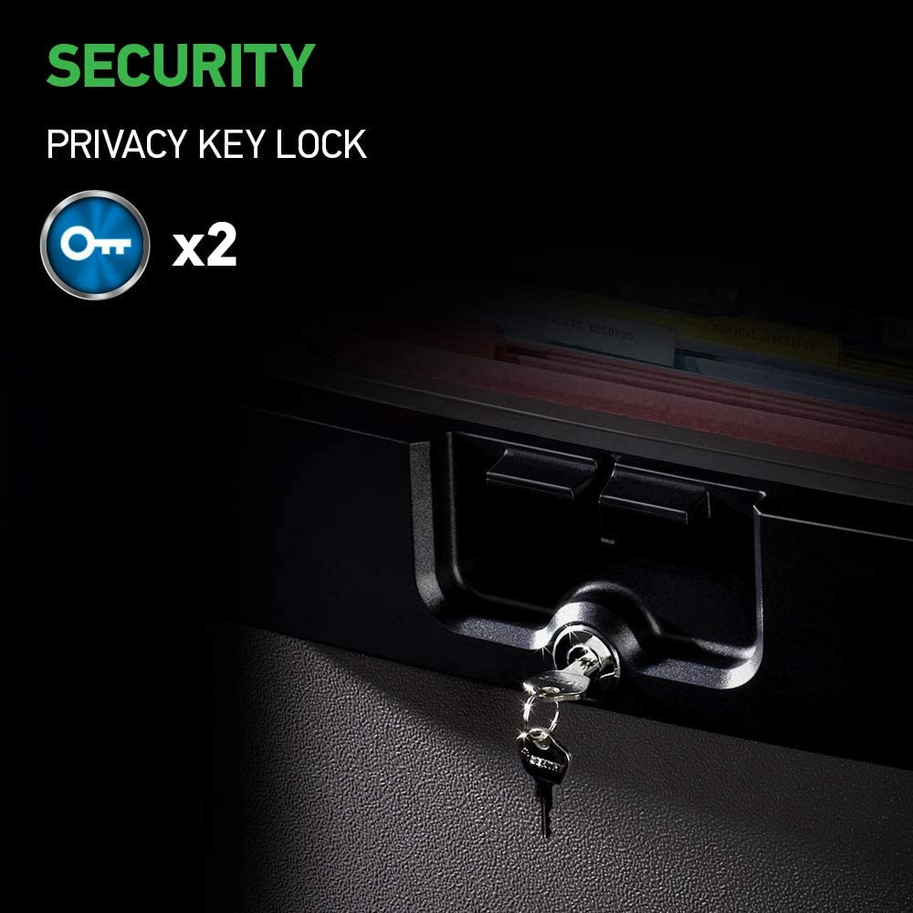 Close-up of a security privacy key lock mechanism on a dark background with 'SECURITY' and 'PRIVACY KEY LOCK' text.