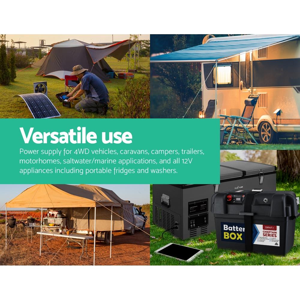 Giantz 12V 200Ah AGM Deep Cycle Battery – Solar & Off-Grid Power