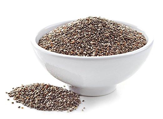 Whole Black Chia Seeds | Omega-3 & Calcium Superfood for Food Storage