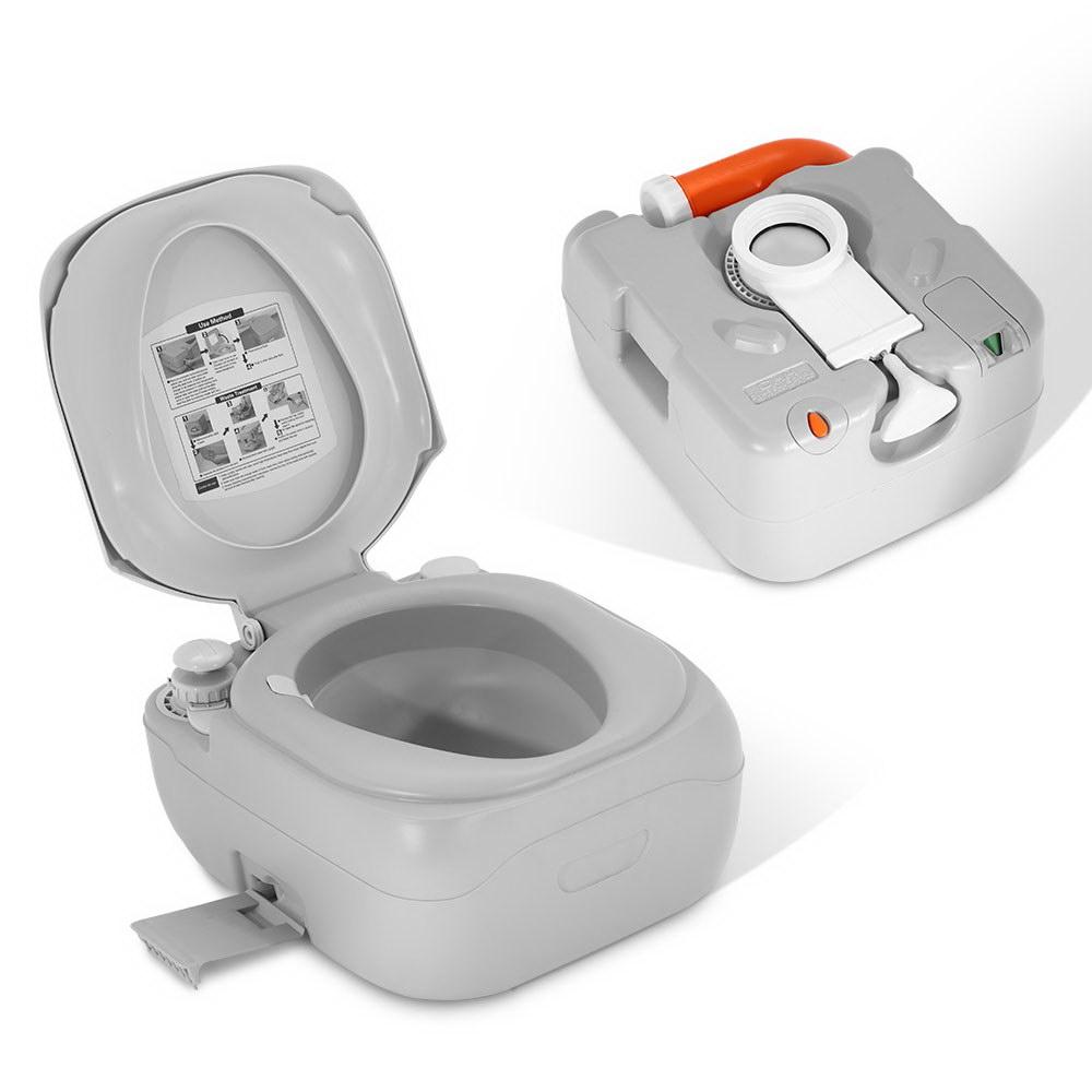 Weisshorn 22L Portable Flush Toilet | Off-Grid Sanitation for Survival & Preparedness