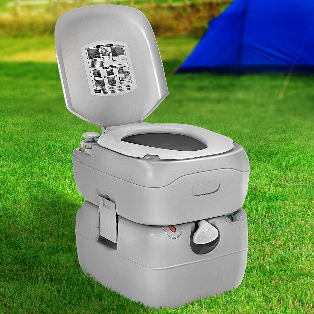 Weisshorn 22L Portable Flush Toilet | Off-Grid Sanitation for Survival & Preparedness