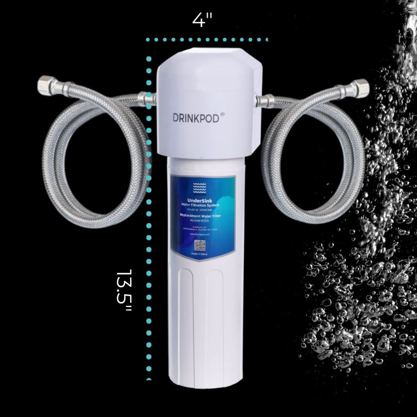Under-Sink Water Filter System | 20,000 Gallon High-Capacity 3-Year Filter Life