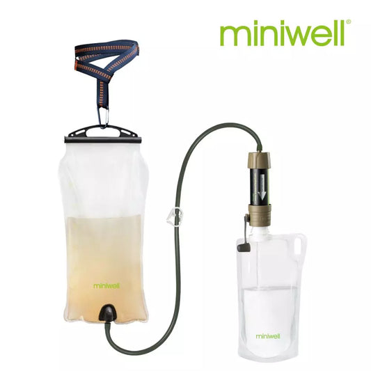 Miniwell Gravity Water Filter System | Group Use | 3L Reservoir | 2,000L Capacity