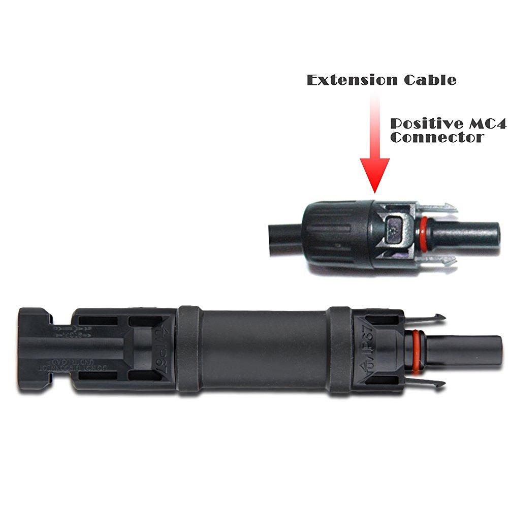 ACOPOWER 20A PV In-Line Diode Connector | 4-Pair Solar Panel Anti-Reverse Kit