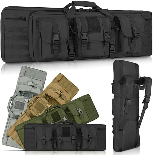 Double Long Gun Soft Case | Tactical Rifle & Shotgun Bag | Multi-Function Carry System