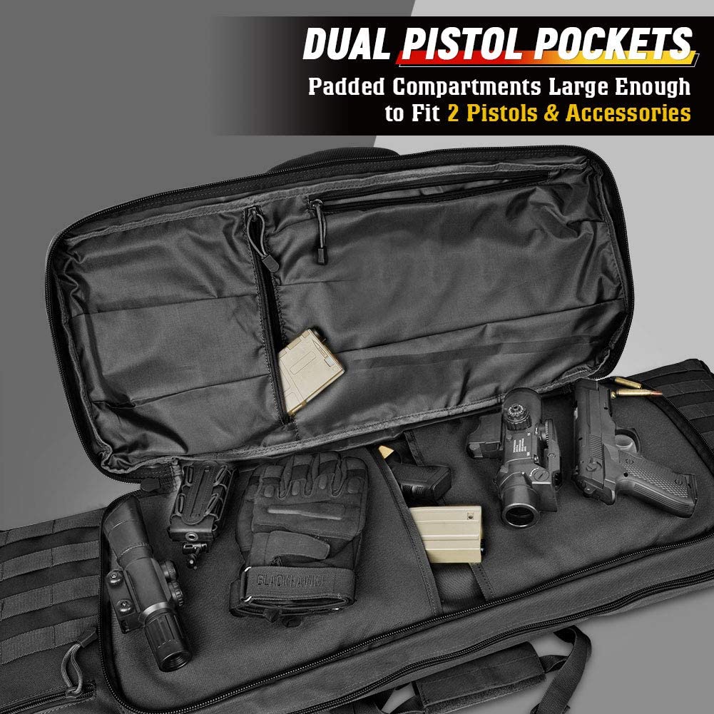 Double Long Gun Soft Case | Tactical Rifle & Shotgun Bag | Multi-Function Carry System