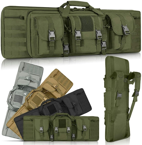 Double Long Gun Soft Case | Tactical Rifle & Shotgun Bag | Multi-Function Carry System