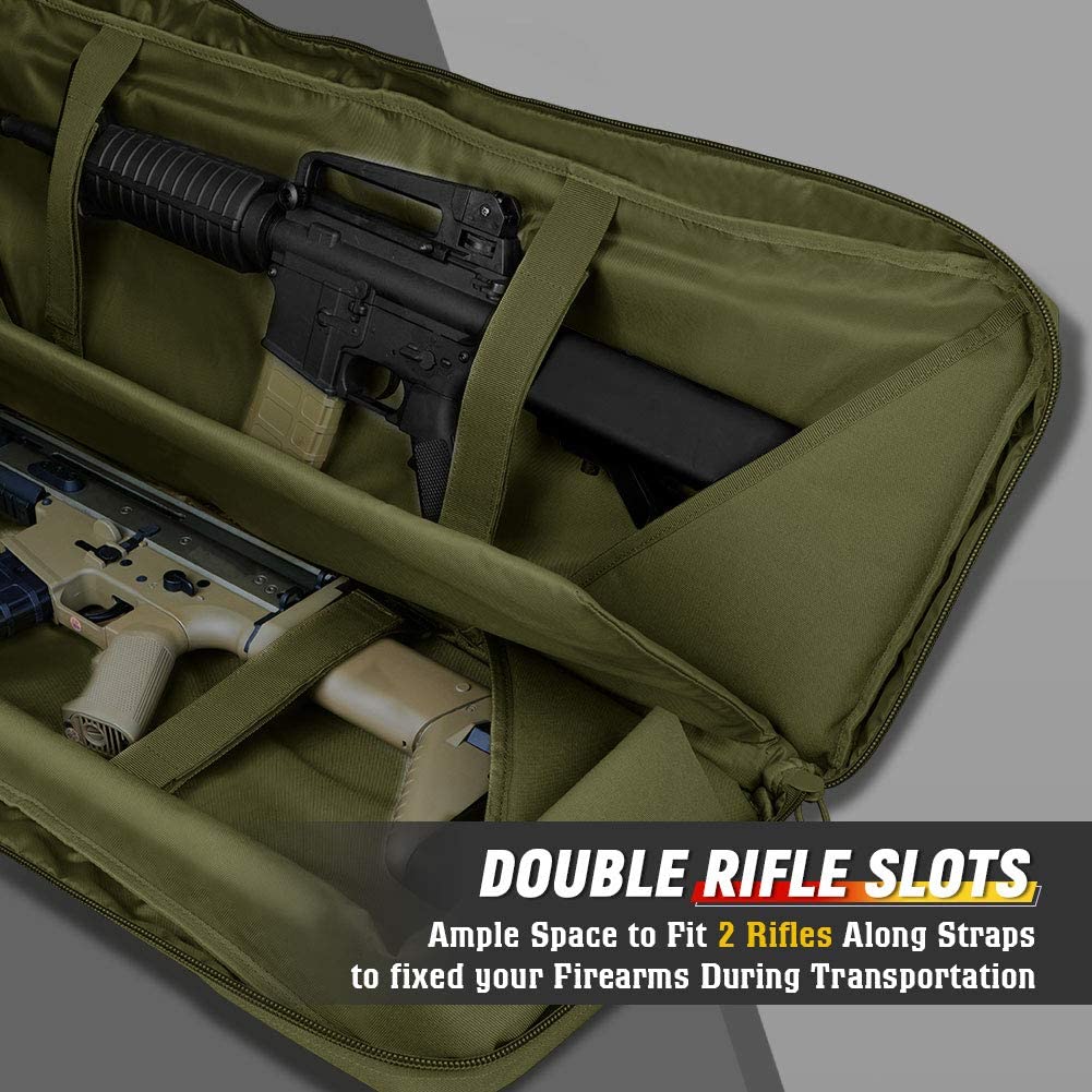 Double Long Gun Soft Case | Tactical Rifle & Shotgun Bag | Multi-Function Carry System
