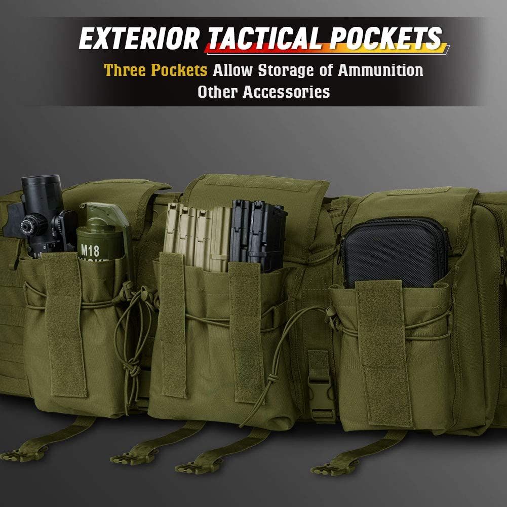 Double Long Gun Soft Case | Tactical Rifle & Shotgun Bag | Multi-Function Carry System