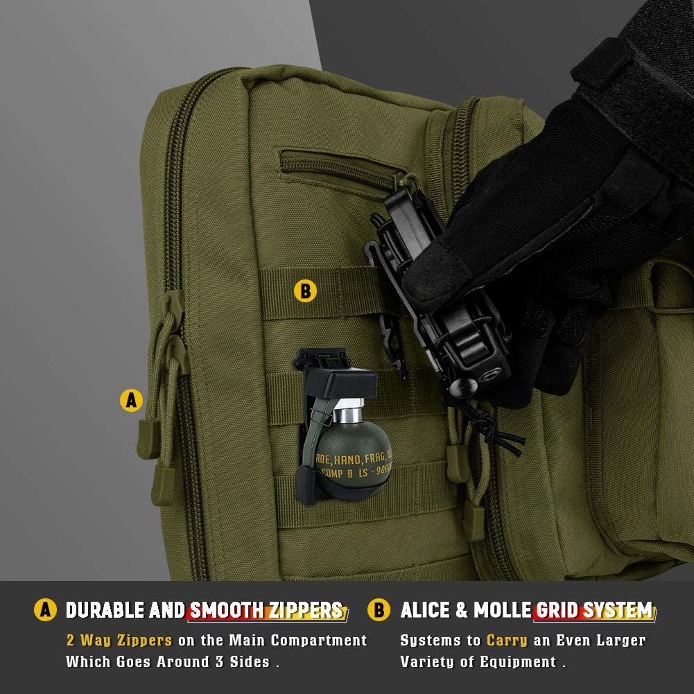 Double Long Gun Soft Case | Tactical Rifle & Shotgun Bag | Multi-Function Carry System