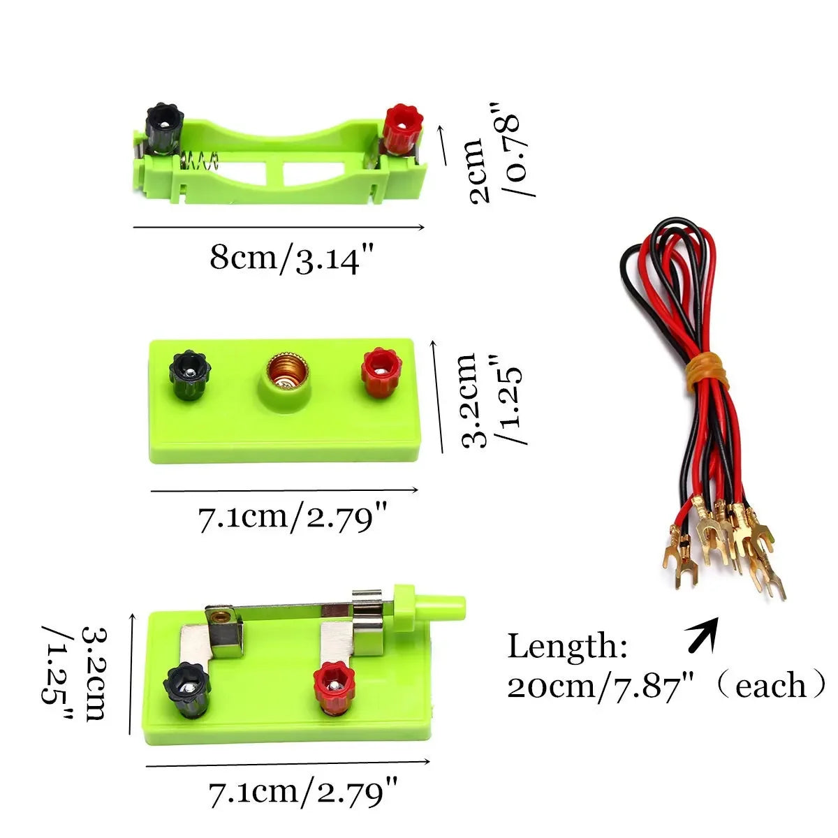 Basic Circuit Electricity Learning Kit — DIY Physics for Kids | Simple, Series & Parallel Circuits