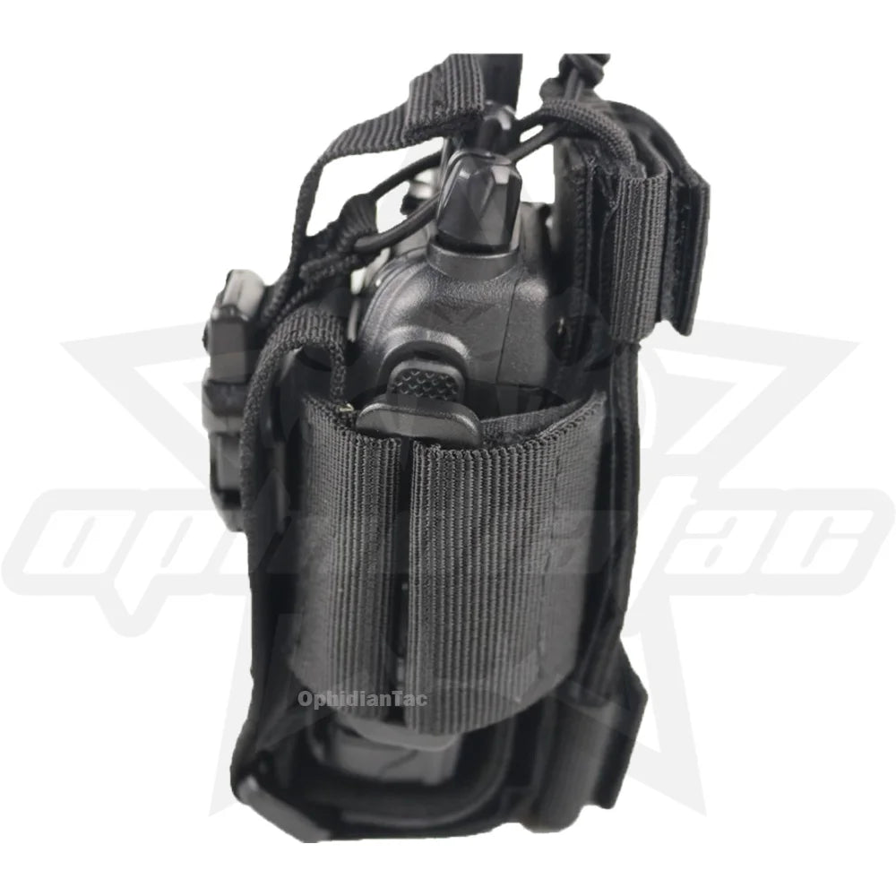 Adjustable MOLLE Two-Way Radio & Walkie Talkie Holder Pouch
