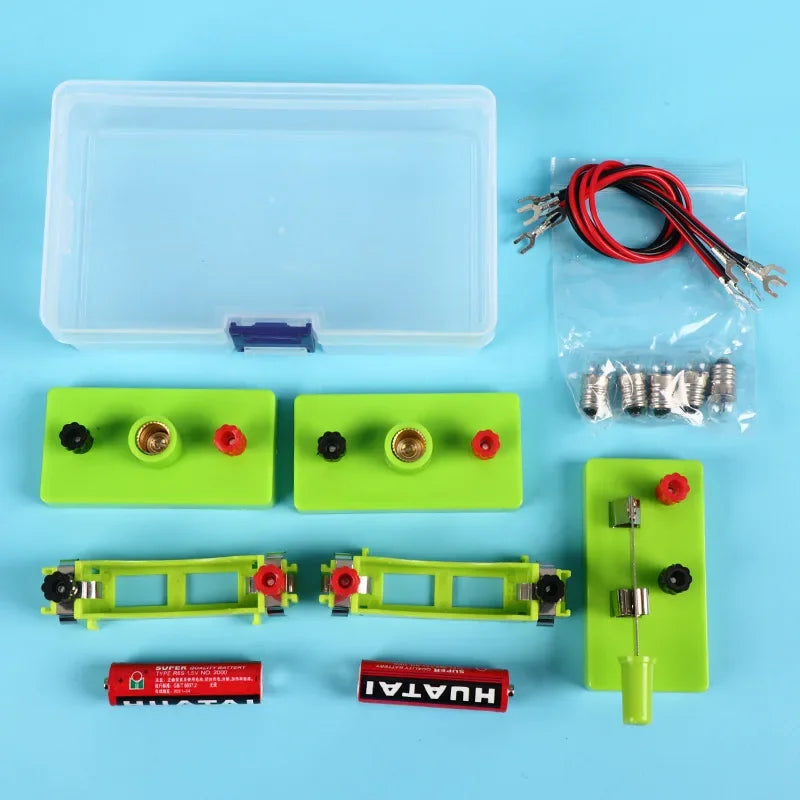 Basic Circuit Electricity Learning Kit — DIY Physics for Kids | Simple, Series & Parallel Circuits