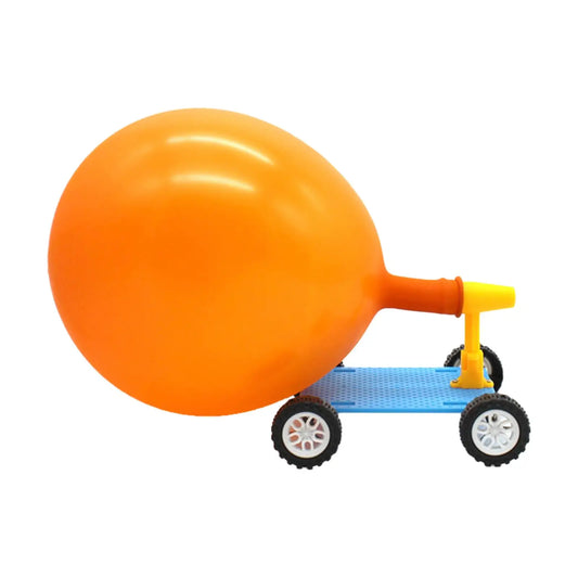 DIY Balloon-Powered Car Racer — Kids STEM Science Experiment Kit