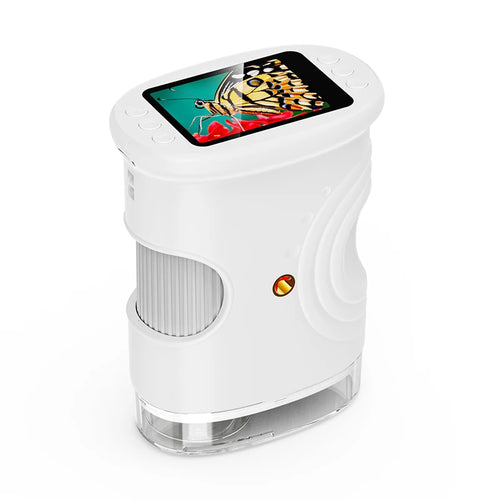1000X Digital Pocket Microscope for Kids — Handheld STEM Science Tool with 2" Screen