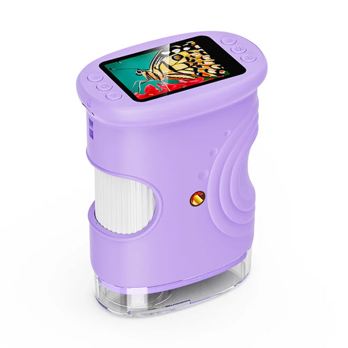 1000X Digital Pocket Microscope for Kids — Handheld STEM Science Tool with 2" Screen