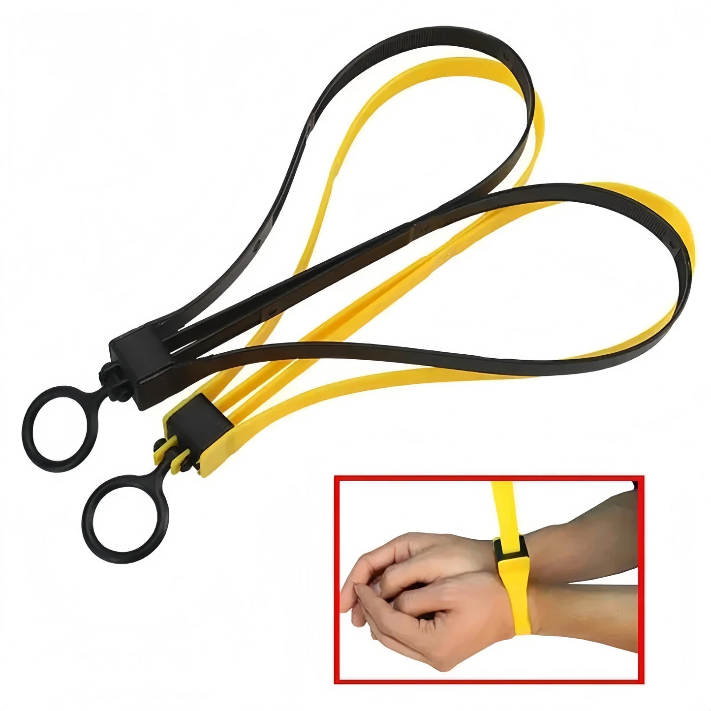 Heavy-Duty Tactical Restraint Straps | Multi-Use Cable Ties for Off-Grid & Emergency Preparedness