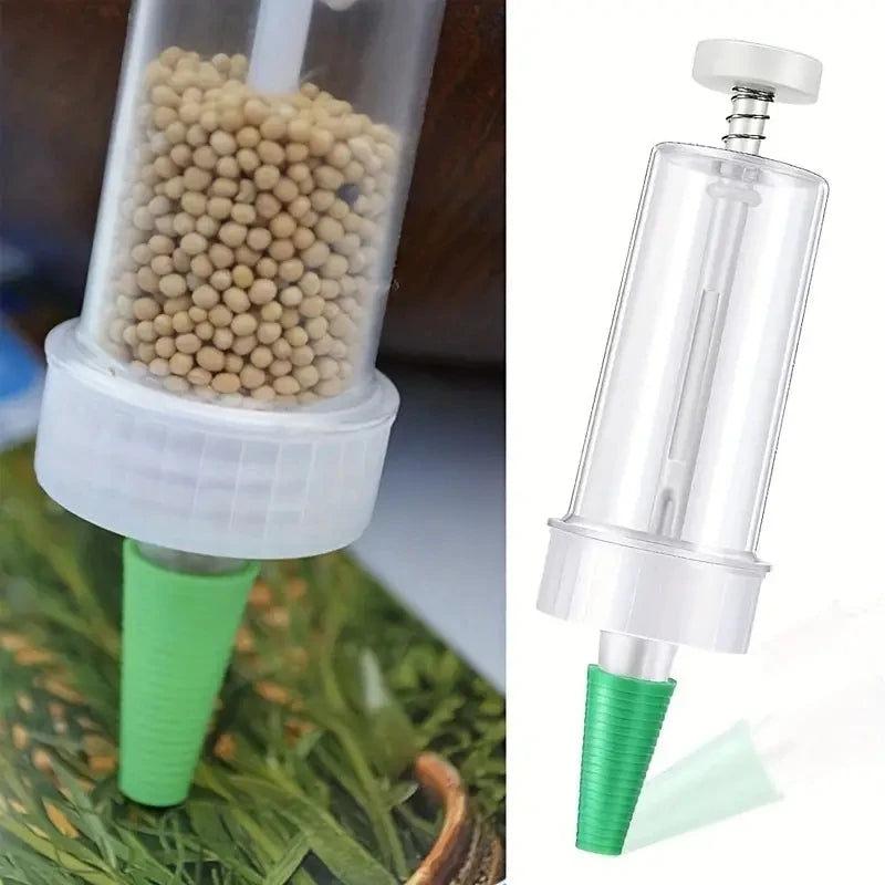 Handheld Seed Dispenser | Mini Manual Seeder Tool | Precision Planting for Homestead & Garden