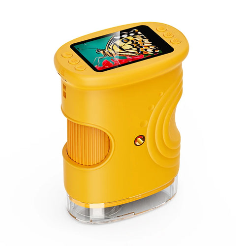 1000X Digital Pocket Microscope for Kids — Handheld STEM Science Tool with 2" Screen