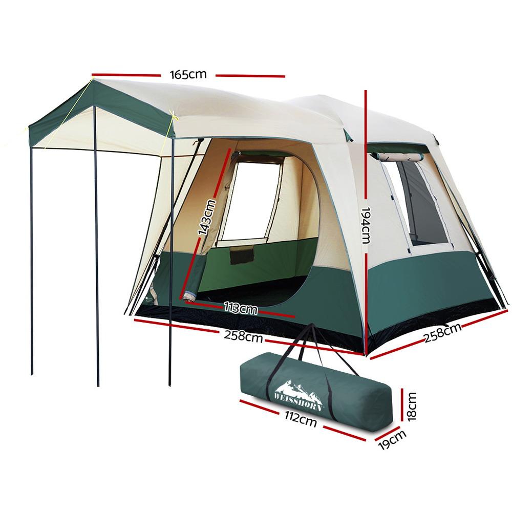 Weisshorn 4-Person Instant Pop-Up Tent | Tactical Field & Survival Shelter