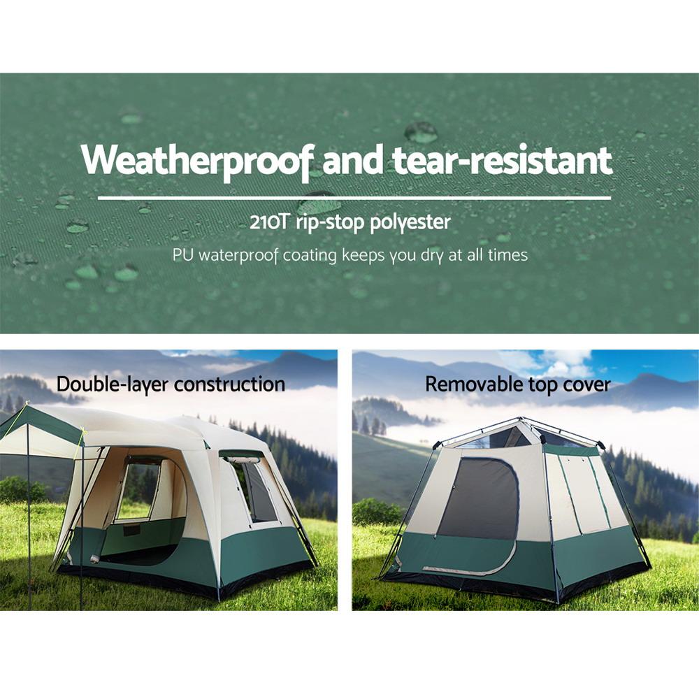 Weisshorn 4-Person Instant Pop-Up Tent | Tactical Field & Survival Shelter