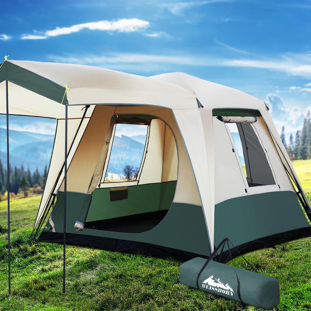 Weisshorn 4-Person Instant Pop-Up Tent | Tactical Field & Survival Shelter