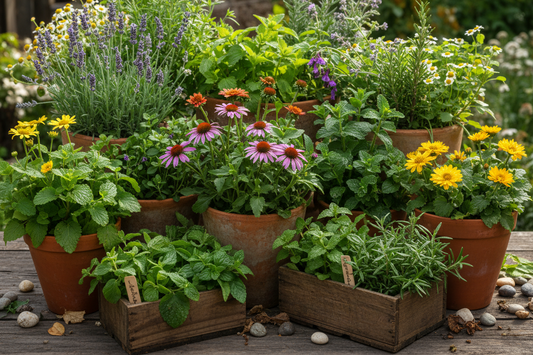 Healing Herb Garden Seed Collection | Medicinal Herbs & Flowers | Homestead Apothecary Kit